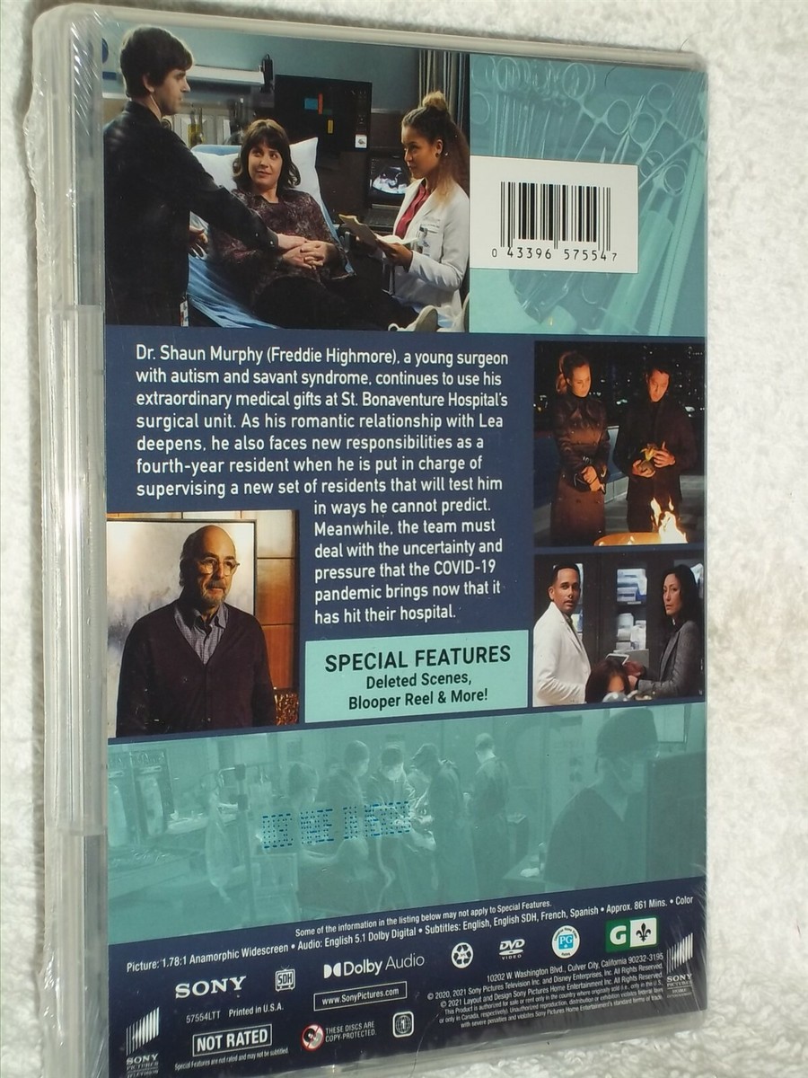 The Good Doctor Season 4 (DVD, 2021) NEW Freddie Highmore Nicholas