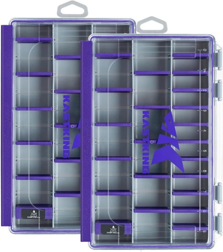 KastKing Fishing Tackle Box 3600 3700 Trays Waterproof W/Removable Dividers - Picture 1 of 40