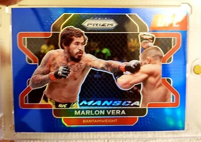 2022 UFC PANINI BLUE PRIZM Marlon Vera /199 HORIZONTAL  - Image 1 of 4