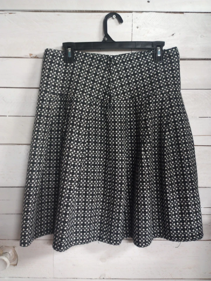 Lux Skirt Women's Juniors Size 5 Fit-Flared Acrylic/Wool Blend Tweed Zip Skirt - Изображение 4 из 4