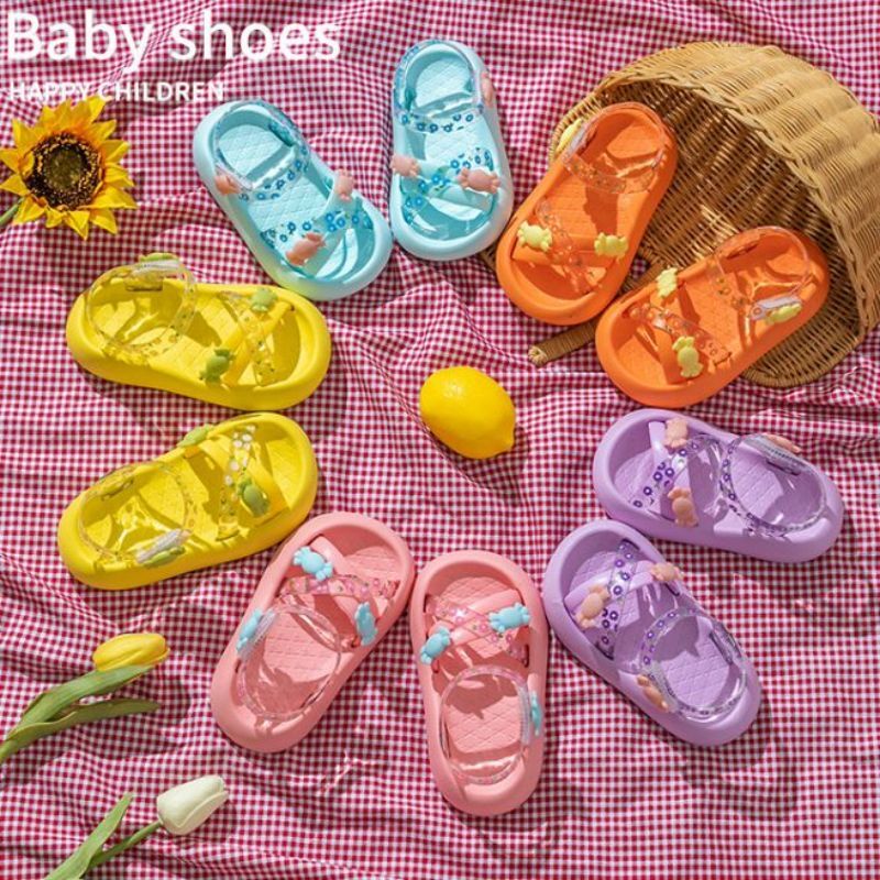 SAOLA Sandali piscina giardino bambini scarpe bambini bambini dolci ragazze spiaggia suola morbida zoccoli