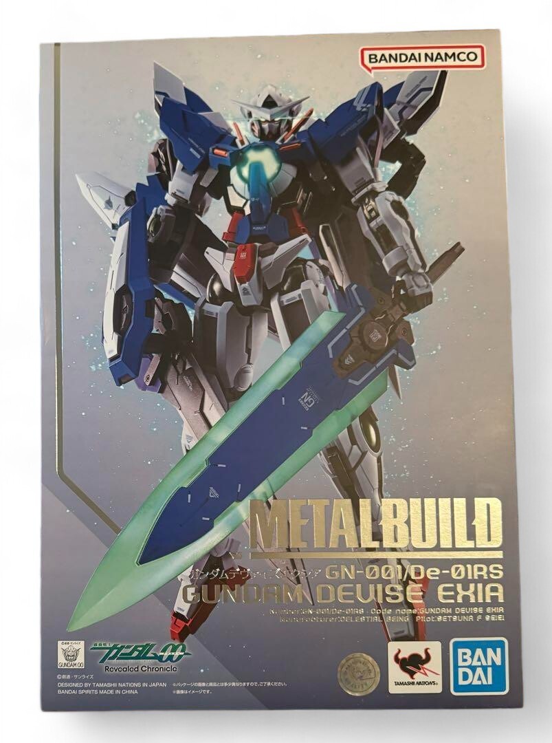 Mobile Suit Gundam 00 Revealed Chronicle figurine Diecast Metal Build Gundam Devise Exia 18 cm - BANDAI - Collection