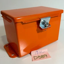 nVent/Hoffman A6044CH/8PL JIC Box Continuous Hinge, 6x4x4, ORANGE, Steel (D389)