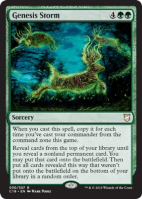 x1 Genesis Storm R MTG Commander 2018 M/NM, English