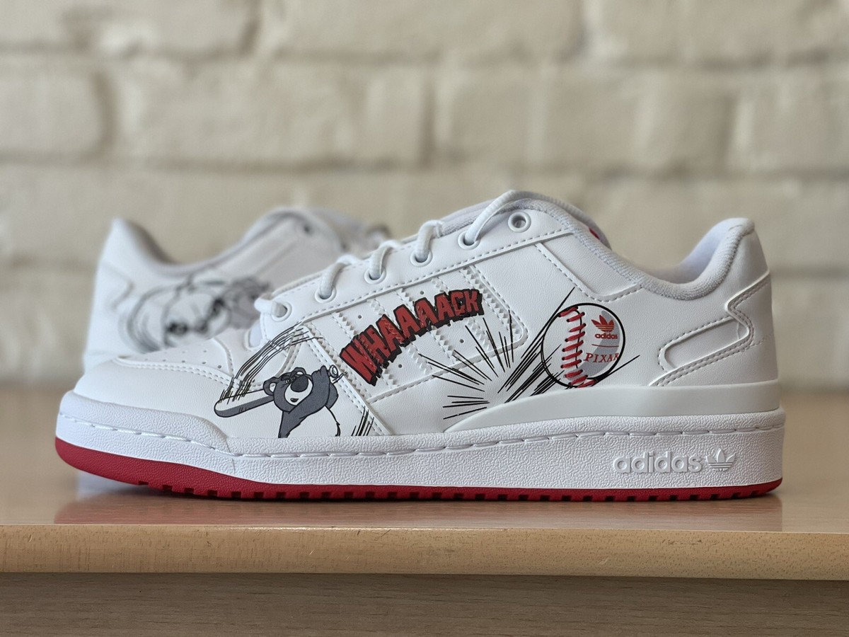 Adidas X Disney Pixar Forum Low White GX0991 Men's Size 9.5 Lotso