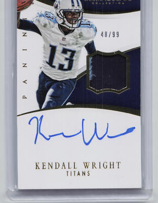 2015 Immaculate #ISP-KW Kendall Wright Immaculate Signature Patches