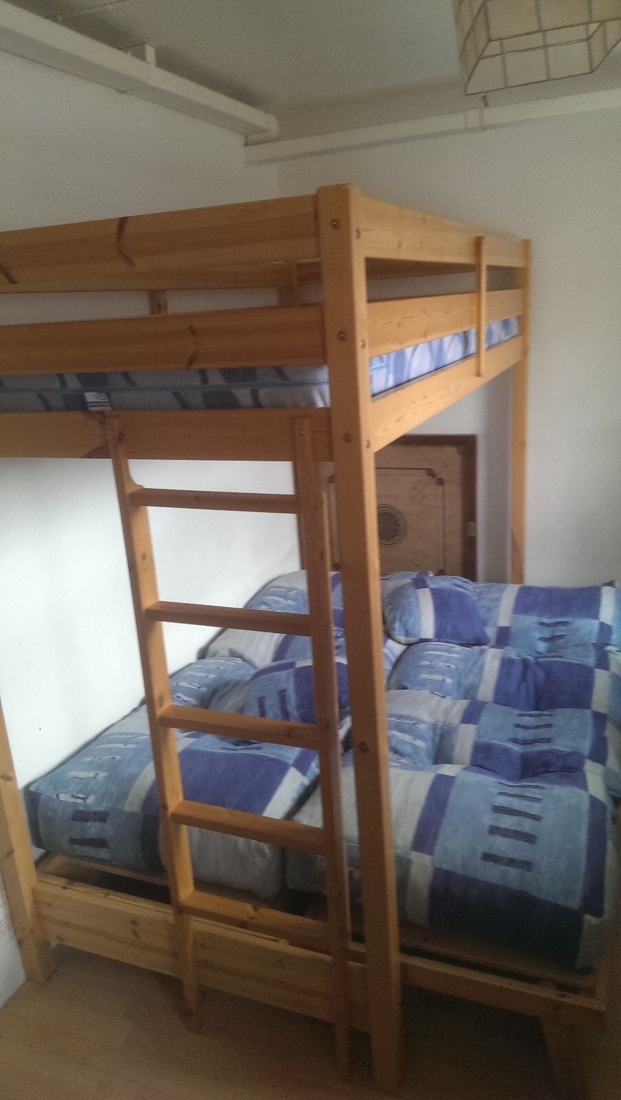 Excellent triple sleeper wooden sofa bunk bed. London E1 eBay