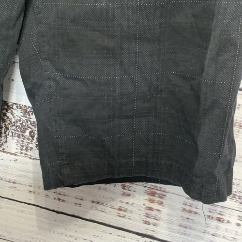 Univibe Chino Shorts Boy 18 Black Checked Pockets Adjustable Waist - Picture 7 of 16