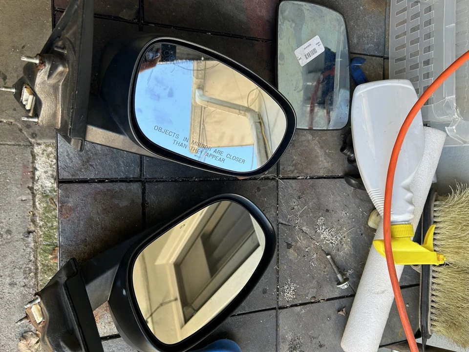 2006-2010 Dodge Charger 2007-2009 Chrysler 300 Side Mirrors Non Folding BlackOEM - Image 3 of 4