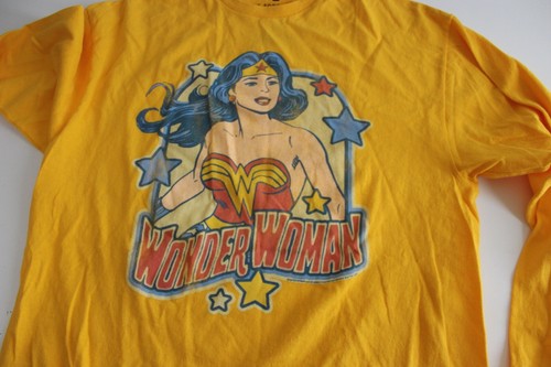 junk food Wonder Woman Long Sleeve TEE 