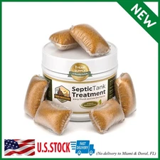 12 Count Septic Tank Treatment - 1 Year Supply of Septic Safe Dissolvable Easy F