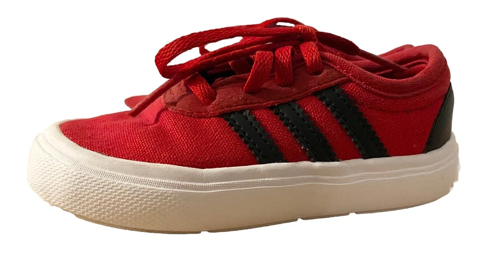 adidas Toddler Adi-Ease Skateboard Shoe Red / Black D68897 Size 6 - Image 2 of 4