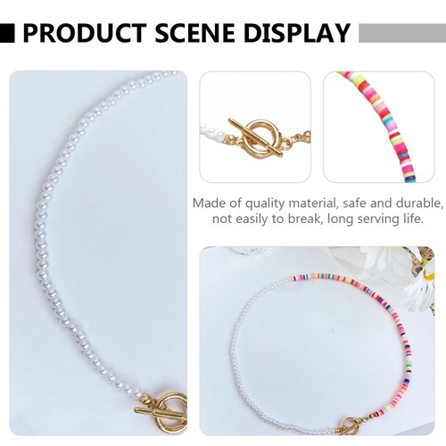Pearl Bead Necklace Clavicle Chain Jewelry Accessories - Picture 8 of 12