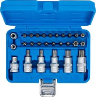 Bgs 27X Torx Bit NüSse Satz Torx Bits T10-T70 Nuss Bits Mit+Ohne Bohrung Bitnuss