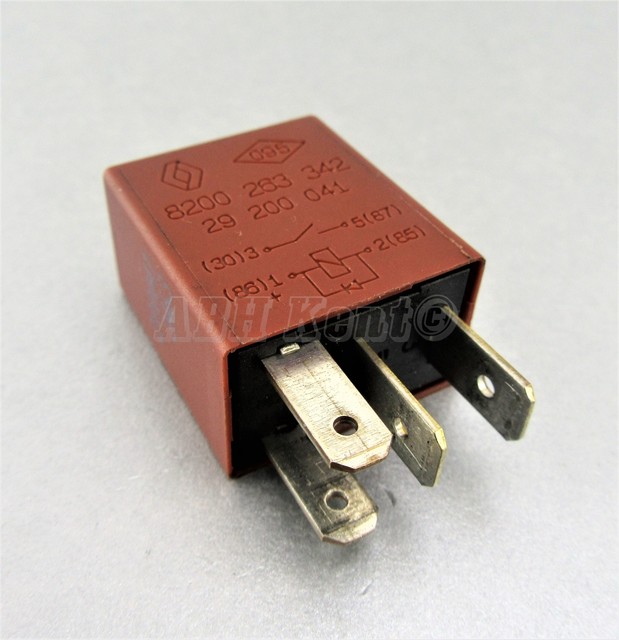 126Renault Modus Espace Scenic Master 4 Pin Brown Relay 8200263342