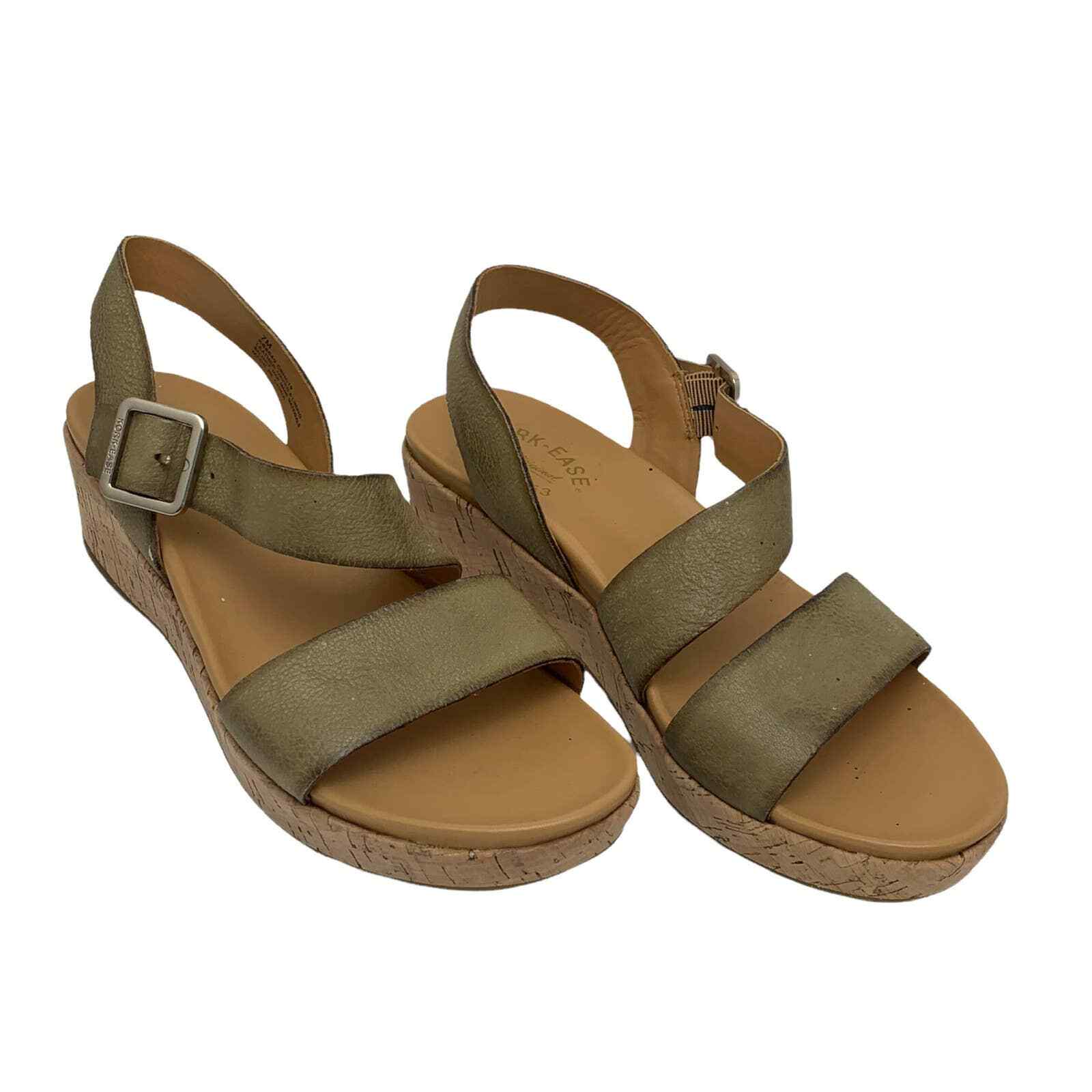 Kork Easy Sage Green Sandals 7 Gem