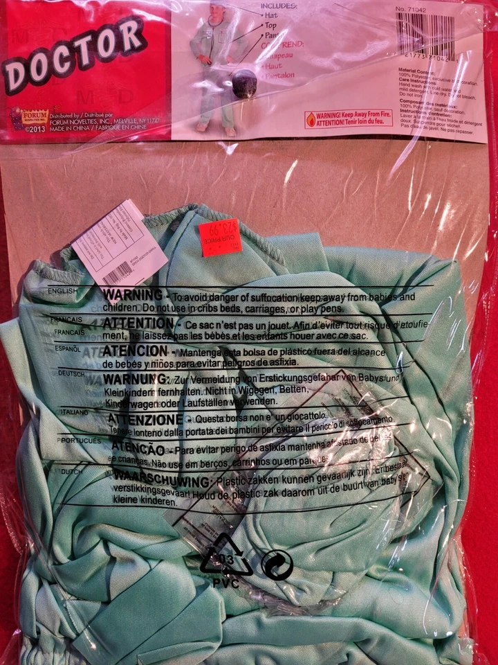 Disfraz de Doctor Halloween para niño talla 4-6 Foto 4 de 4