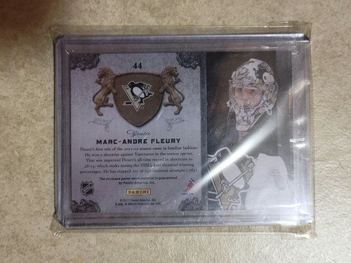 2011 PANINI MARC-ANDRE FLEURY ALL THE KINGS MEN NHL TRADING CARD NO. 44 - Picture 2 of 2