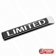 For Infiniti Limited Rear Liftgate Badge Emblem Nameplate Chrome Black