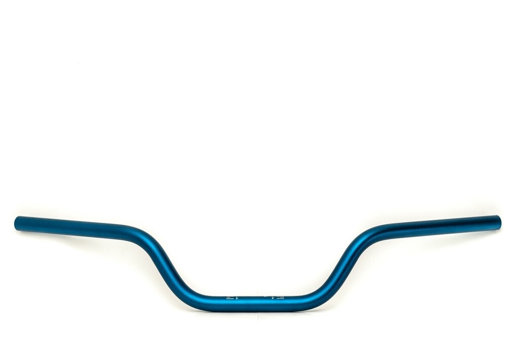 Guidon de rue bleu foncé en aluminium 22.2mm pour moto et scooter urbain