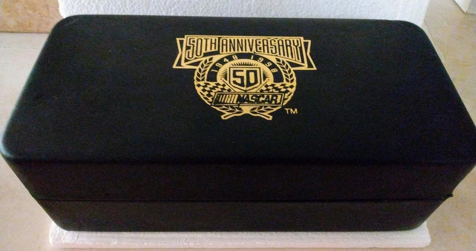 Chevy Randy LaJoie 1998 oro 24 k #50 Louie The Lizard 1/24 Nascar con estuche de cuero Foto 3 de 4