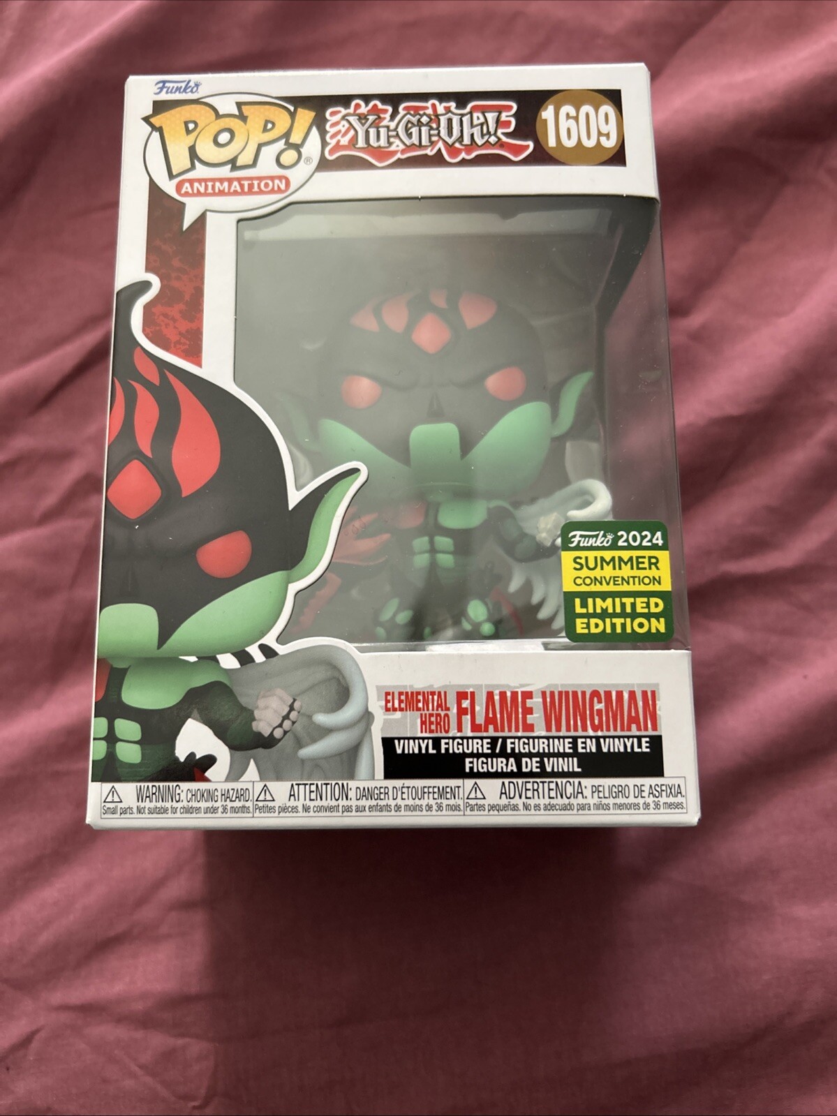 Funko Pop Yu-Gi-Oh Elemental Hero Flame Wingman SDCC Exclusive at Hot Topic