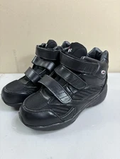 Answer2 Shoes Mens 8XW Black 551-1 Athletic Boots Extra Depth Leather Apis EUC!
