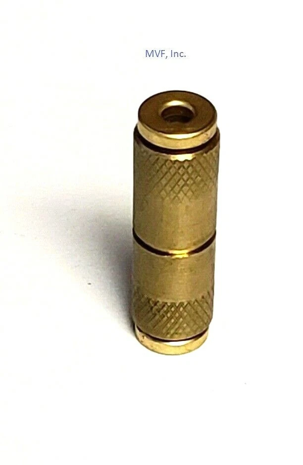 1/8" O.D. Tube Union Straight Tube to Tube Push to Connect Brass 262PP-2 - Image 2 of 4