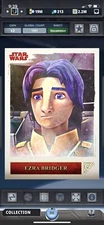 Topps Star Wars Digital Card Trader Red Gallery 2021 Ezra Bridger Insert Award