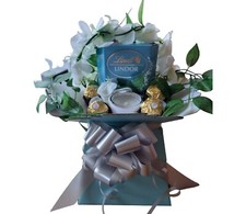  lindt chocolate bouquet hamper gift basket mothers day roses birthday blue