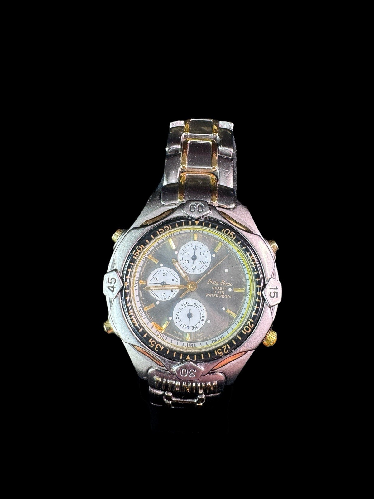 Philip Persio Universal Titanium Chronograph Styl… - image 2