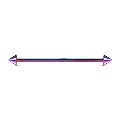 1PC 14G Multistyle Industrial Barbell Stainless Steel Cartilage Earring Piercing - Picture 47 of 90