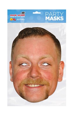 Rufus Hound 2D Karte Party Gesichtsmaske - Promi Kostüm