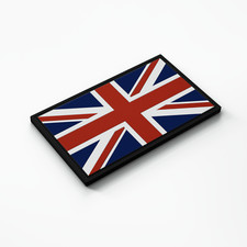 Patch Force - Vereinigtes K&ouml;nigreich Flagge Rubber Patch (farbig) 8 x 5 cm