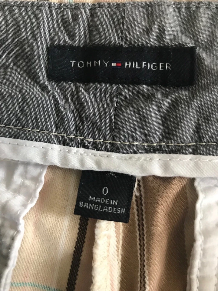 Tommy Bahama Mujer Bermudas Rayas Pantalones Cortos Talla 0 Foto 3 de 4