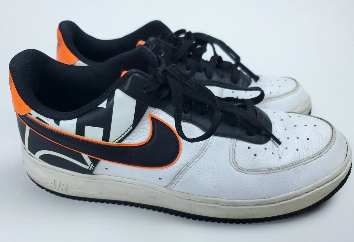 Nike air force clearance 1 '07 lv8 white/black/orange
