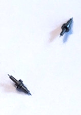 2 ELGIN 16 SIZE BALANCE STAFFS 861-NS, SR 5.32MM PIVOT: 12 NOS -BB-1468