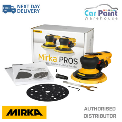 Mirka PROS Pneumatischer Druckluft-Exzenter-Handschleifer 150 mm 6'' 650CV 5,0 mm Exzenterschleifer