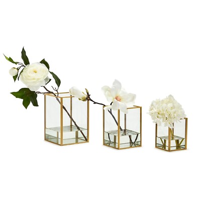 Tozai Set of 3 Rectangular Windows Vases