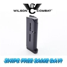 Wilson Combat 1911 Mag 45 ACP, Compact, 7 Round, Black Fluoropolymer # 47-45C7B