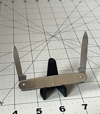 Vintage Camillus Monroe Hardware Co. Stainless Pocket Knife Made In USA - 1978