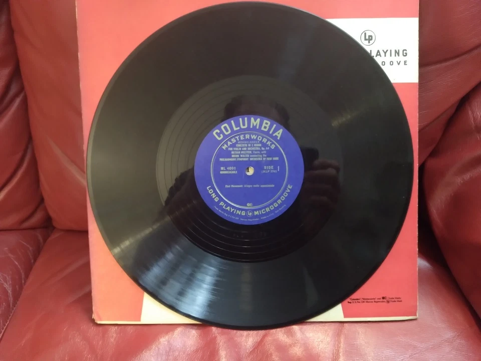 The First LP Columbia ML 4001 w/ original Steinweiss red sleeve June 1948 - Image 3 of 4