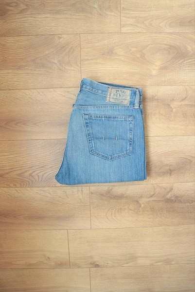 Men Polo Ralph Lauren Jeans Navy Denim 34 / L / 50 #CMR9