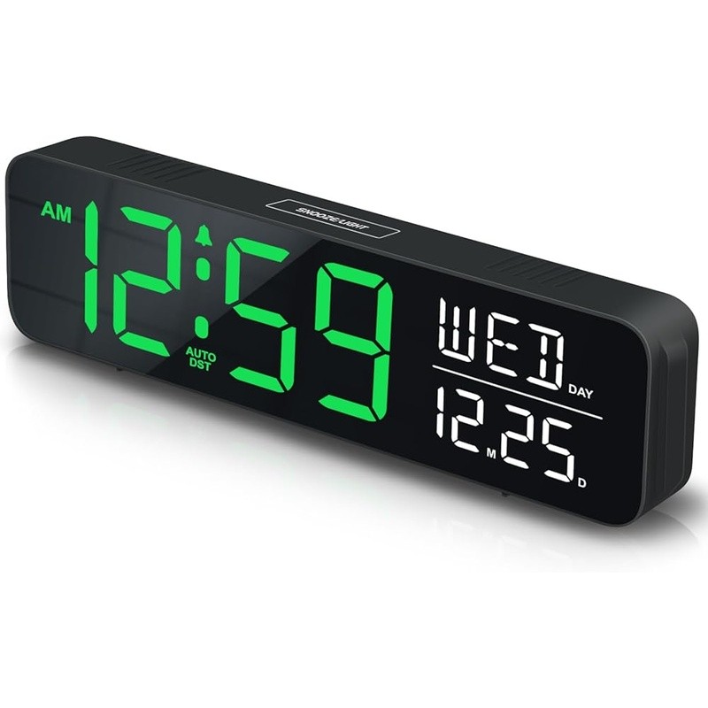 Usb Port Loud Alarm Large Display Auto Dst Backup Battery