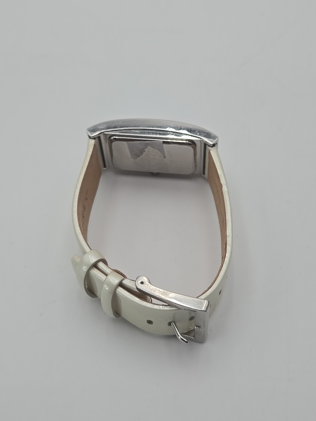 DKNY Rectangular Silver Tone Quartz Watch White S… - image 3