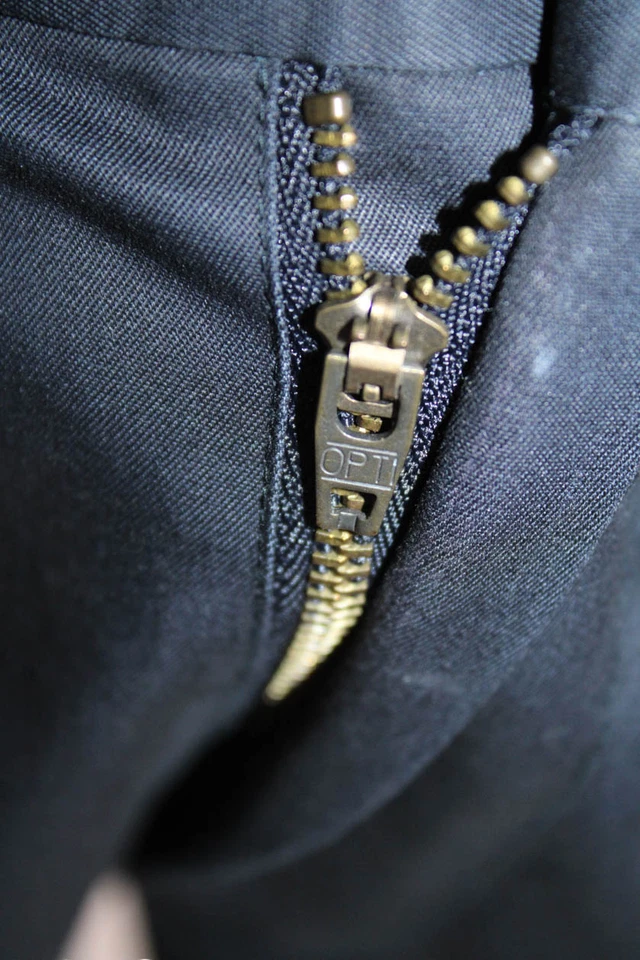 John W. Nordstrom 男式棉平底前拉链正装裤蓝色 36 码 — 第 4/4 张图片