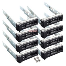 8x 3.5" SAS SATA Hard Drive Tray Caddy for Lenovo IBM SR650 SR550 SR570 SN550 US