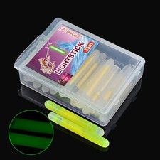 15PCS Fishing Light Sticks Luminous Starlight Glow Stick Float Rod Night Tackle