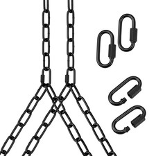 Heavy Duty Porch Swing Hanging Chain Kit 2 Pack 1500 Lbs Capacity, Up to 7....