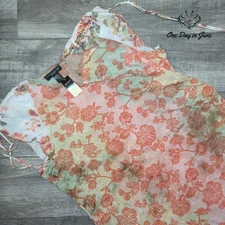 Venezia Short Sleeve Sheer Coverup Size 26/28